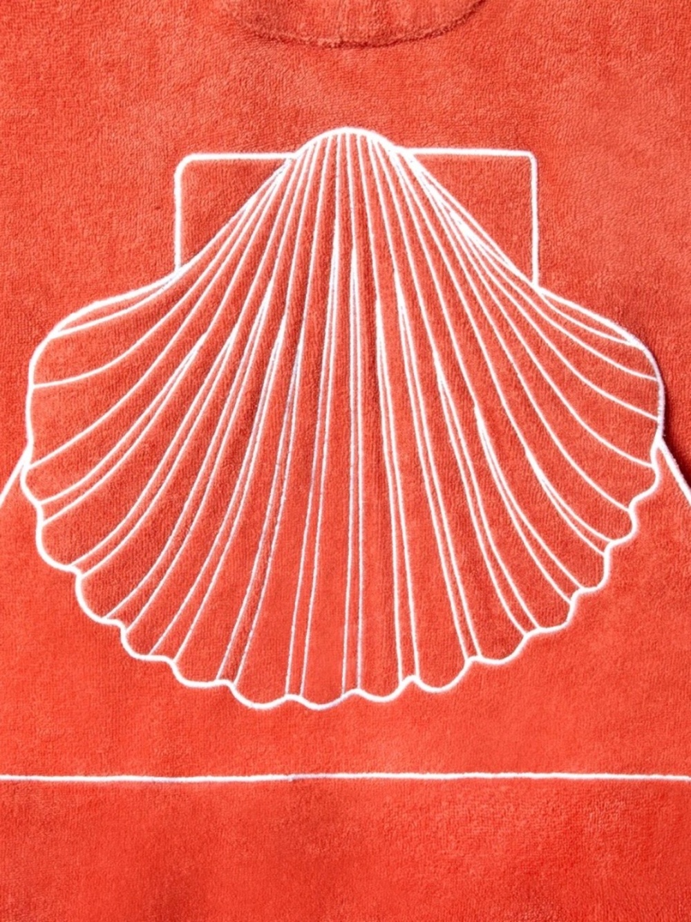 Tombolo Tangerine Beach Shell Poncho XL BNWT - Picture 4 of 7